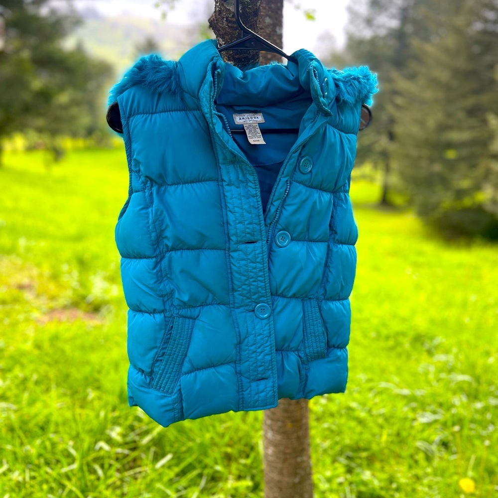 Puffy Vest💙 ; Arizona Jean Company